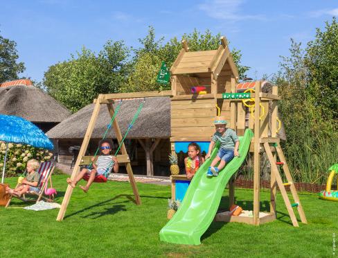Jungle Treehouse | Wooden climbing frame with ladder